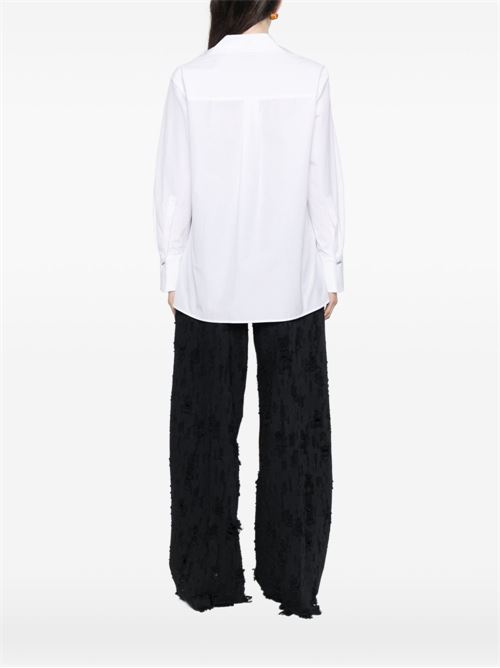 Blusa donna Marella Sport bianca con lacci MARELLA Sport | TABARIN001